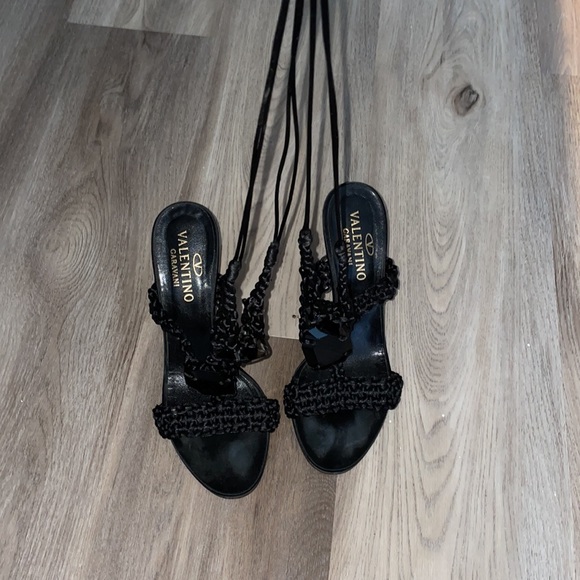 Valentino sandals, black size 38 - Picture 2 of 5